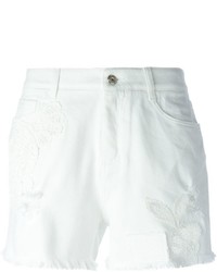 weiße Jeansshorts von Ermanno Scervino