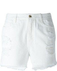 weiße Jeansshorts von Ermanno Scervino