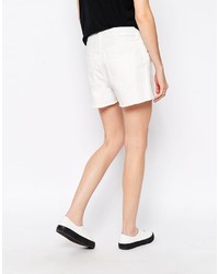 weiße Jeansshorts von Monki