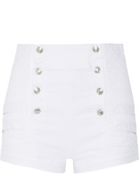 weiße Jeansshorts von PIERRE BALMAIN