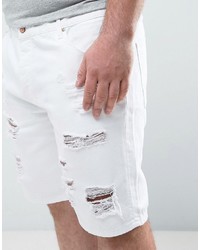 weiße Jeansshorts von Asos