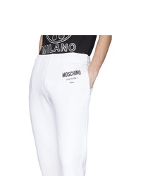 weiße Jogginghose von Moschino