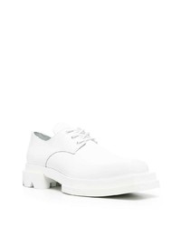 weiße klobige Leder Derby Schuhe von JORDAN LUCA