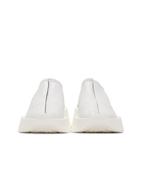 weiße klobige Slip-On Sneakers von MM6 MAISON MARGIELA