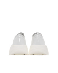 weiße klobige Slip-On Sneakers von MM6 MAISON MARGIELA