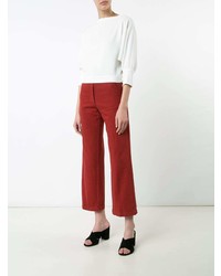 weiße Langarmbluse von Rachel Comey