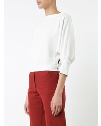 weiße Langarmbluse von Rachel Comey