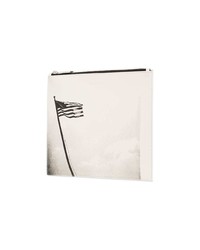 weiße Leder Clutch Handtasche von Calvin Klein 205W39nyc