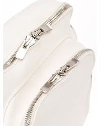 weiße Leder Clutch Handtasche von Guidi