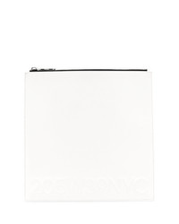 weiße Leder Clutch von Calvin Klein 205W39nyc