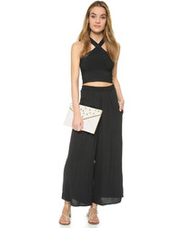 weiße Leder Clutch von Rebecca Minkoff