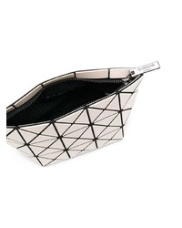 weiße Leder Clutch von Bao Bao Issey Miyake