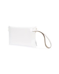 weiße Leder Clutch von MM6 MAISON MARGIELA