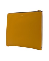 weiße Leder Clutch von Marni