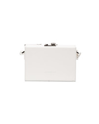 weiße Leder Clutch von Calvin Klein 205W39nyc