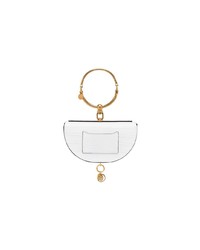 weiße Leder Clutch von Chloé