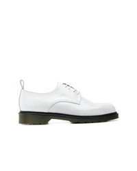 weiße Leder Derby Schuhe von AMI Alexandre Mattiussi