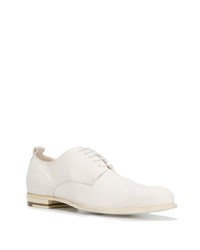 weiße Leder Derby Schuhe von Officine Creative