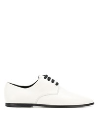 weiße Leder Derby Schuhe von CamperLab