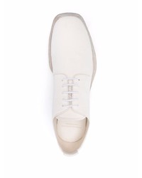 weiße Leder Derby Schuhe von Officine Creative
