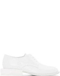 weiße Leder Derby Schuhe von Jacquemus