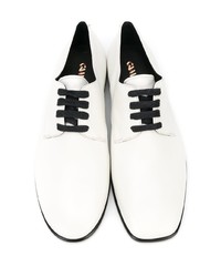 weiße Leder Derby Schuhe von CamperLab