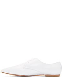 weiße Leder Derby Schuhe von Junya Watanabe