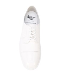 weiße Leder Derby Schuhe von Gosha Rubchinskiy