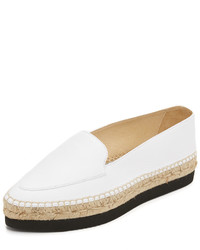 weiße Leder Espadrilles von Paloma Barceló