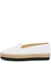 weiße Leder Espadrilles von Paloma Barceló