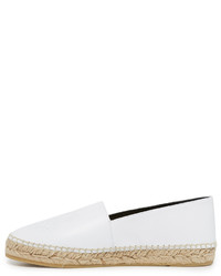 weiße Leder Espadrilles von Kenzo