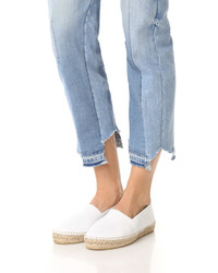 weiße Leder Espadrilles von Kenzo