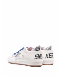 weiße Leder niedrige Sneakers mit Sternenmuster von Golden Goose