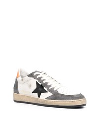 weiße Leder niedrige Sneakers mit Sternenmuster von Golden Goose