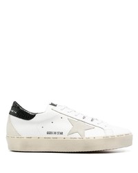 weiße Leder niedrige Sneakers mit Sternenmuster von Golden Goose