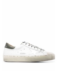 weiße Leder niedrige Sneakers mit Sternenmuster von Golden Goose