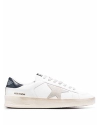 weiße Leder niedrige Sneakers mit Sternenmuster von Golden Goose