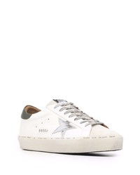 weiße Leder niedrige Sneakers mit Sternenmuster von Golden Goose