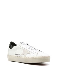 weiße Leder niedrige Sneakers mit Sternenmuster von Golden Goose