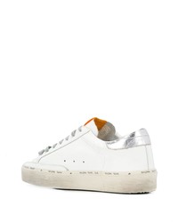 weiße Leder niedrige Sneakers mit Sternenmuster von Golden Goose