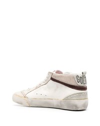 weiße Leder niedrige Sneakers mit Sternenmuster von Golden Goose