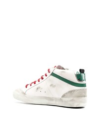 weiße Leder niedrige Sneakers mit Sternenmuster von Golden Goose