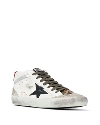 weiße Leder niedrige Sneakers mit Sternenmuster von Golden Goose