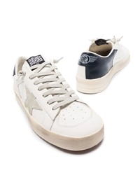 weiße Leder niedrige Sneakers mit Sternenmuster von Golden Goose