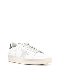 weiße Leder niedrige Sneakers mit Sternenmuster von Golden Goose