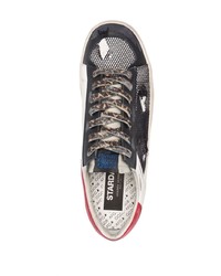 weiße Leder niedrige Sneakers mit Sternenmuster von Golden Goose