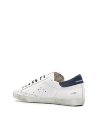 weiße Leder niedrige Sneakers mit Sternenmuster von Golden Goose