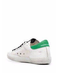 weiße Leder niedrige Sneakers mit Sternenmuster von Golden Goose