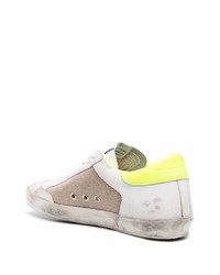 weiße Leder niedrige Sneakers mit Sternenmuster von Golden Goose