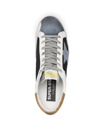 weiße Leder niedrige Sneakers mit Sternenmuster von Golden Goose